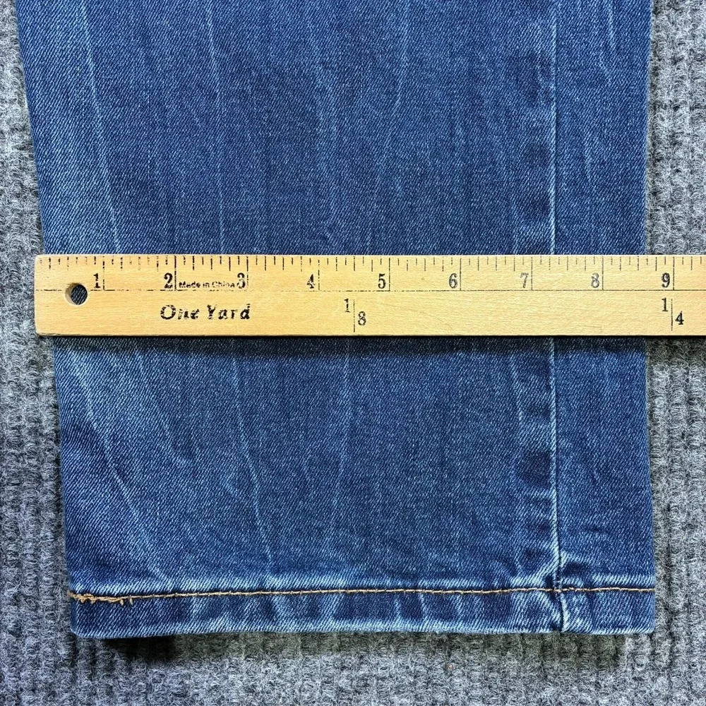 Levi's‎ 502 Mens Tapered Jeans Size 40x30 Blue Denim Regular Fit High Rise